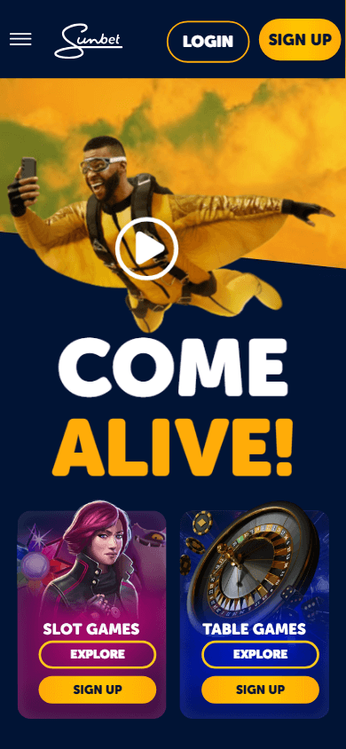 SunBet Casino Mobile screenshot